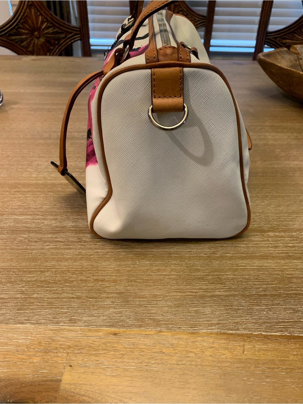 L.A.M.B by Gwen Stefani Cherry  Blossom Top Handle Satchel - Picture 9 of 13